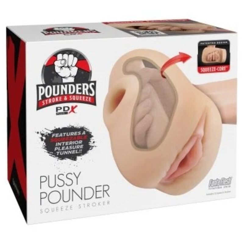 Pdx Plus - Realistic Vagina Pussy Pounder Squeeze Stroker 18 Cm - Image 8