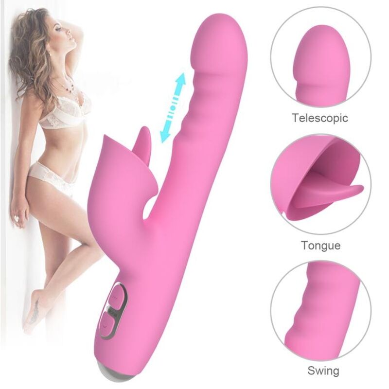 NALONE - T-MAY VIBRATEUR LAPIN MAGIC STICK ROSE - Image 11