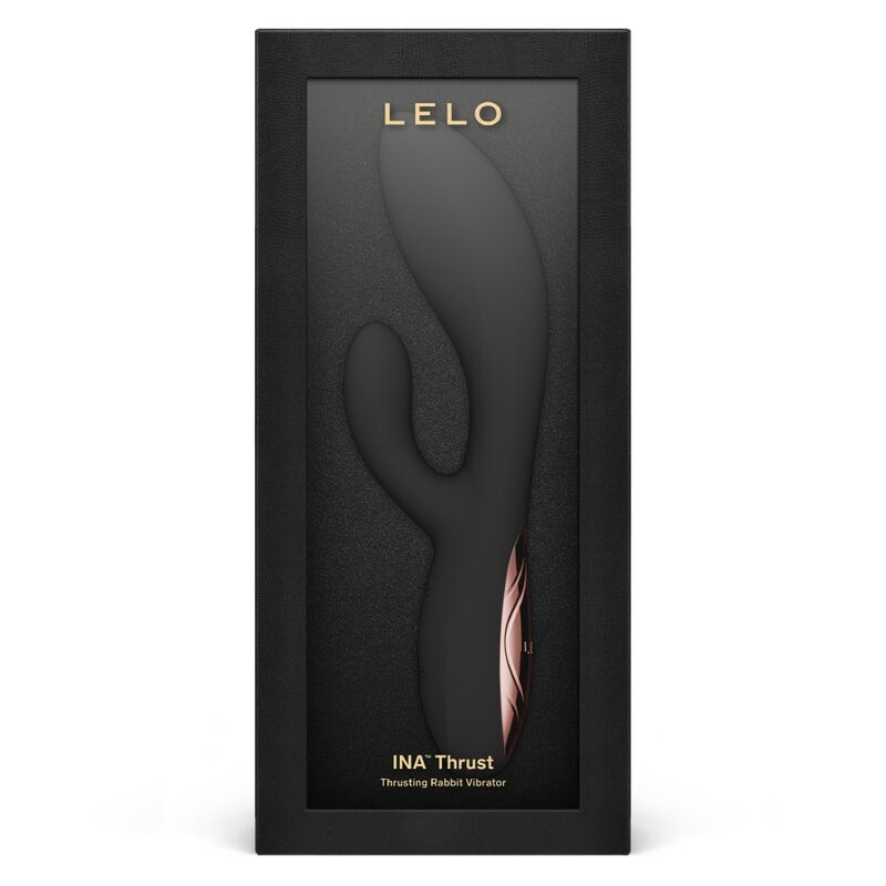 LELO - INA THRUST RABBIT VIBRATEUR À POUSSÉE NOIR - Image 12