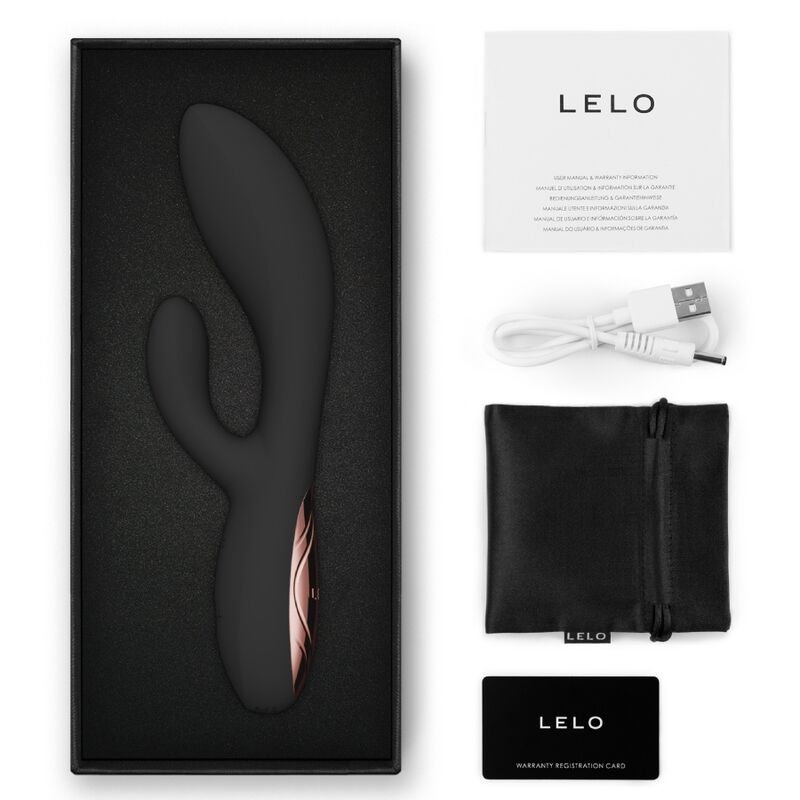 LELO - INA THRUST RABBIT VIBRATEUR À POUSSÉE NOIR - Image 11