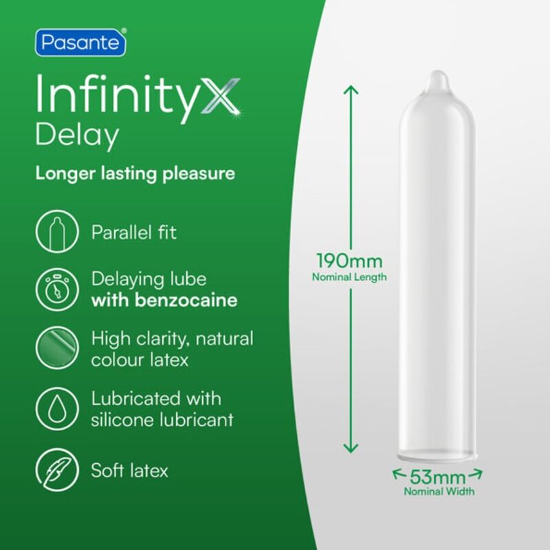 Pasante - Préservatifs Delay Infinity 12 Unités - Image 4