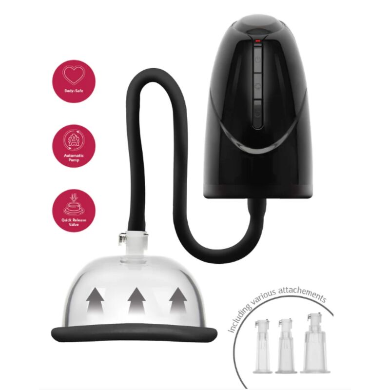 SHE.E.O - POMPE À VIDE AUTOMATIQUE POUR VAGIN ET CLITORIS NOIR