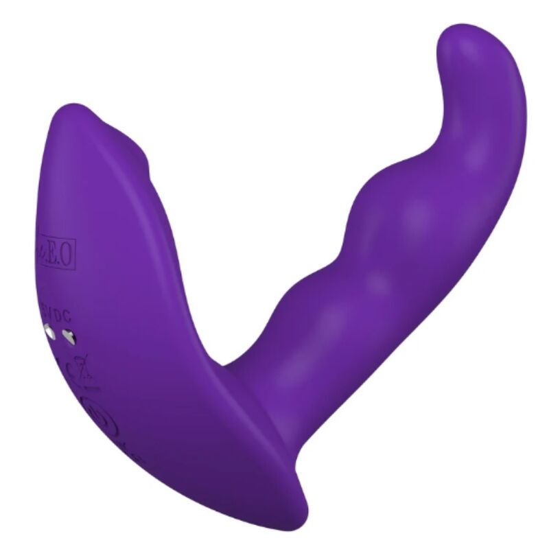 She.e.o - Stimulateur Anal Vibrant Rotatif Avec Télécommande Violet - Image 5