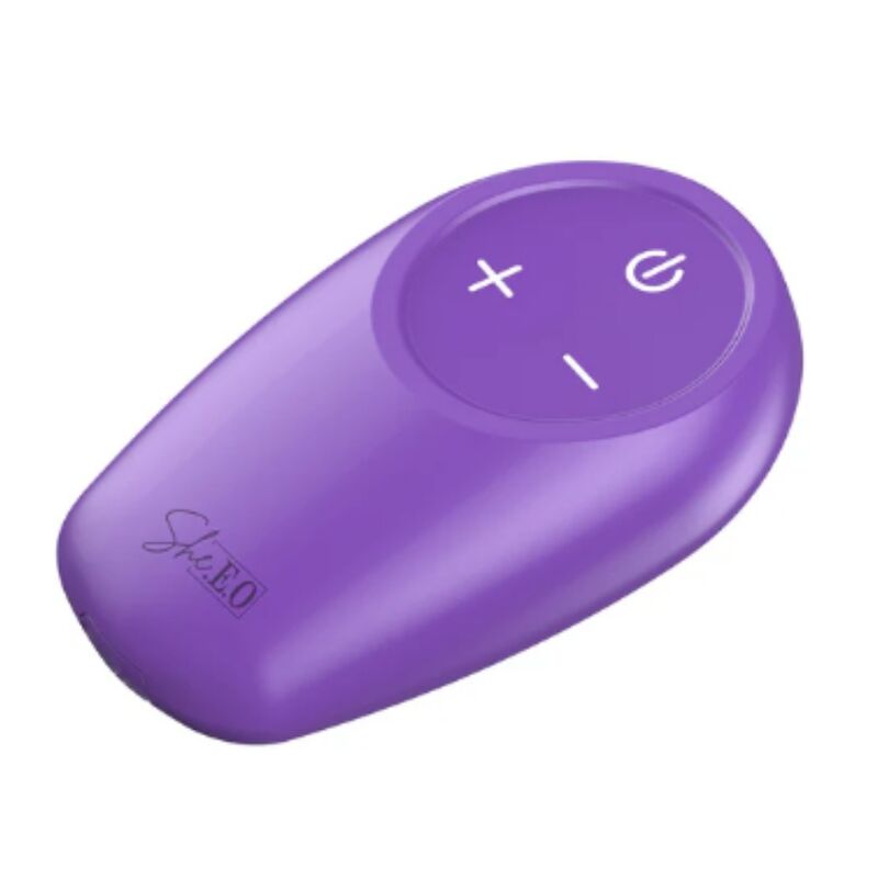 She.e.o - Stimulateur Anal Vibrant Rotatif Avec Télécommande Violet - Image 7