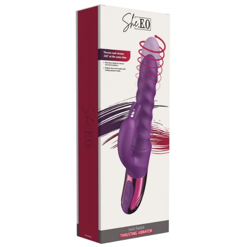She.e.o - Vibrateur Tourbillon Lapin Violette - Image 5