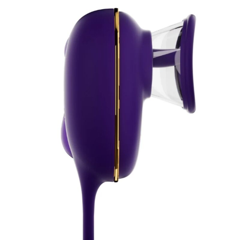 SHE.E.O - SUCCION CLITORIALE AVEC EFFET DE LÉCHAGE ET STIMULATEUR ANAL VIOLET - Image 4