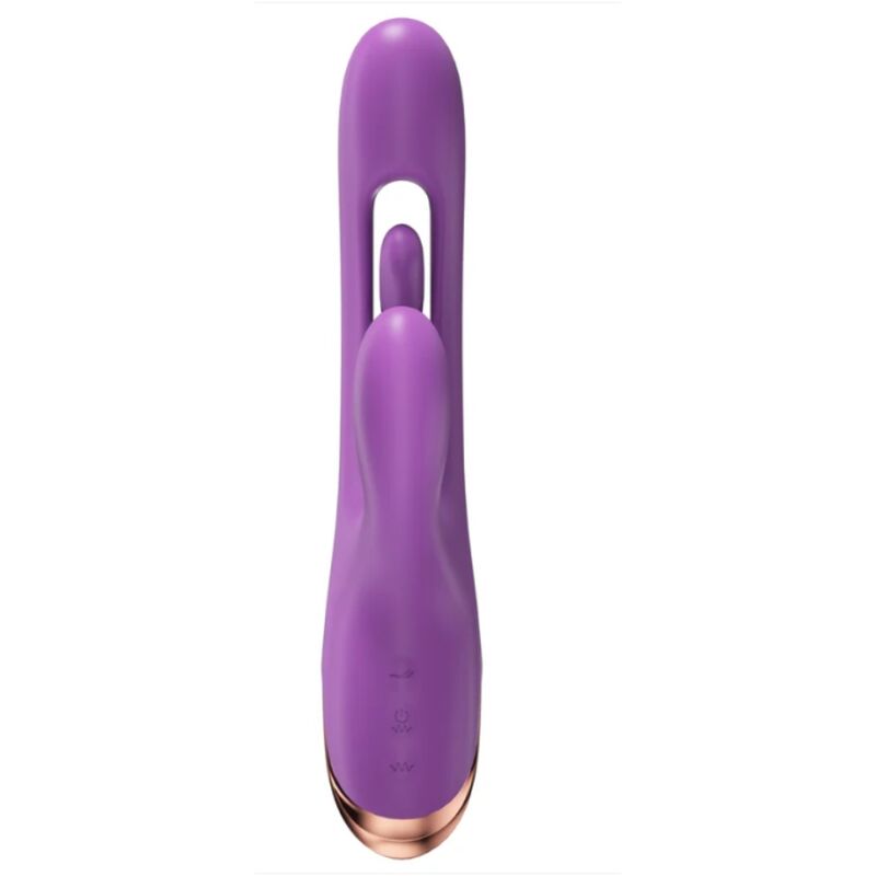 SHE.E.O - VIBRATEUR POINT G LAPIN AVEC MOUVEMENT NUMÉRIQUE VIOLET - Image 4