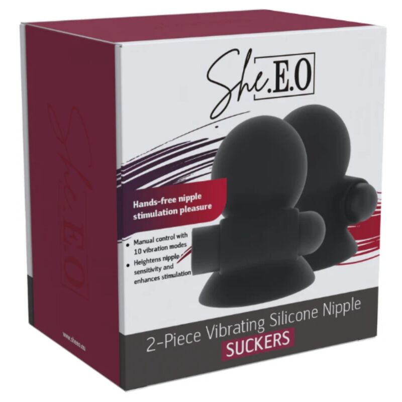 SHE.E.O - GEL DE SUCCION VIBRANT RECHARGEABLE POUR LES TÉTONS - Image 9