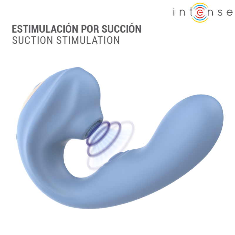 INTENSE - GINA STIMULATEUR CLITORIAL MULTIFONCTIONNEL BLEU - Image 4