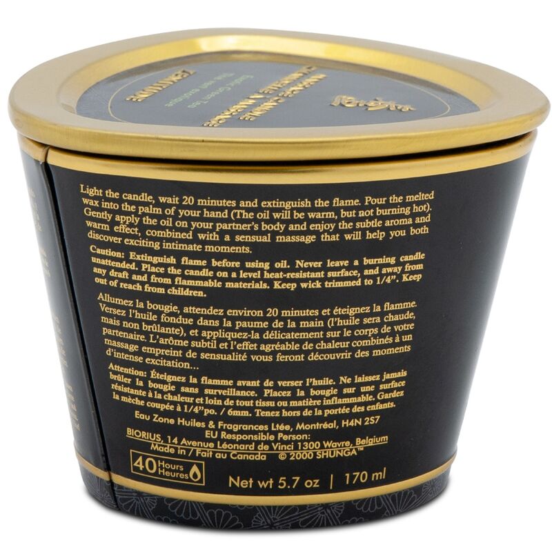 SHUNGA - BOUGIE DE MASSAGE MANGUE 170 ML - Image 6