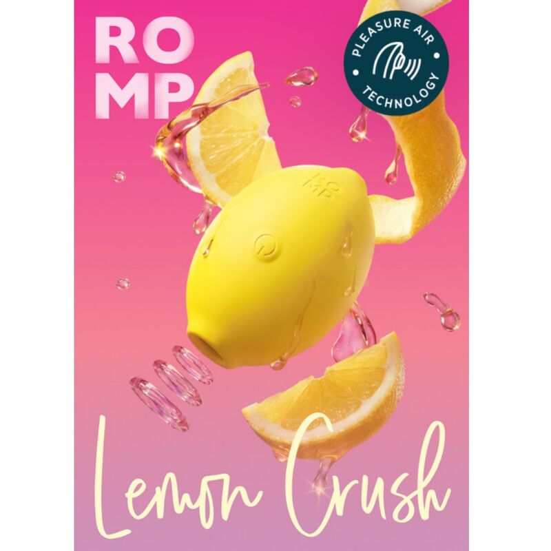 Romp - Lemon Crush Pleasure Air Clitoral Stimulator Yellow - Image 14