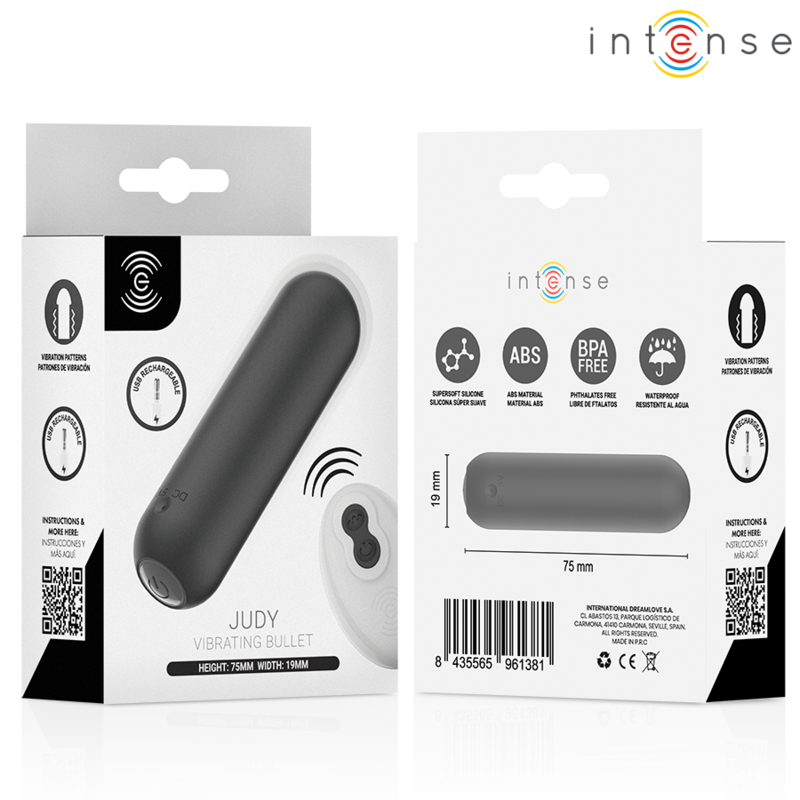 Intense - Judy Vibrant Rechargeable Avec Télécommande Noir - Image 7
