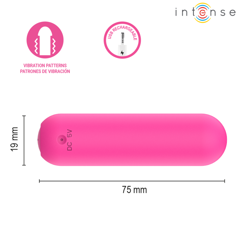 Intense - Judy Vibrante Rechargeable Avec Télécommande Rose - Image 5