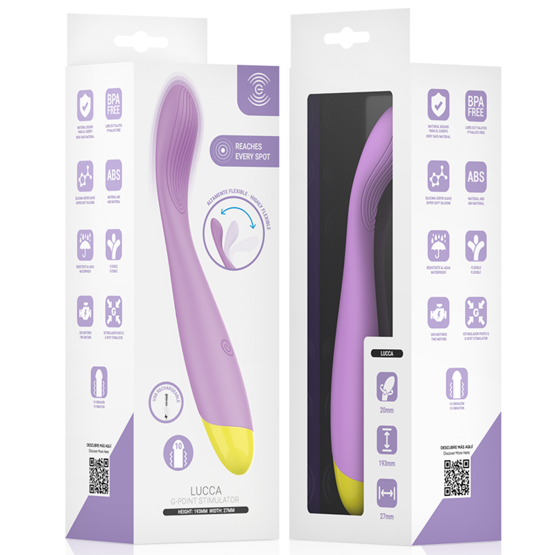 Intense - Lucca Stimulateur De Point G Flexible Rechargeable Par Usb - Image 9