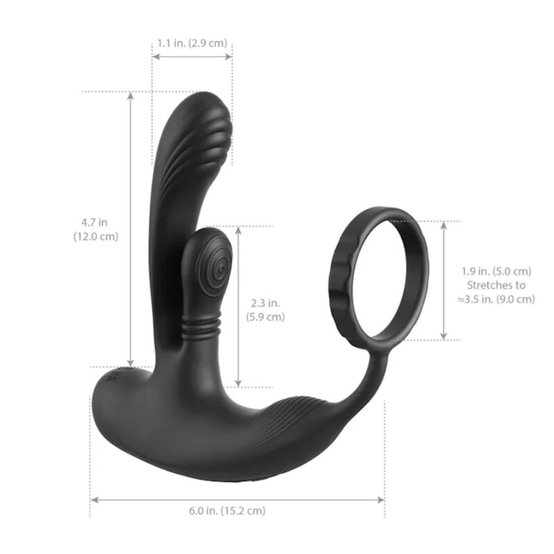 Anal Fantasy Elite - Stimulateur Anal Et Périnéal Rechargeable Ass-Gasm Intimotion - Image 3