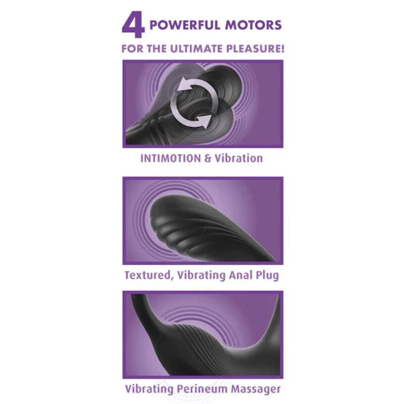 Anal Fantasy Elite - Stimulateur Anal Et Périnéal Rechargeable Ass-Gasm Intimotion - Image 5