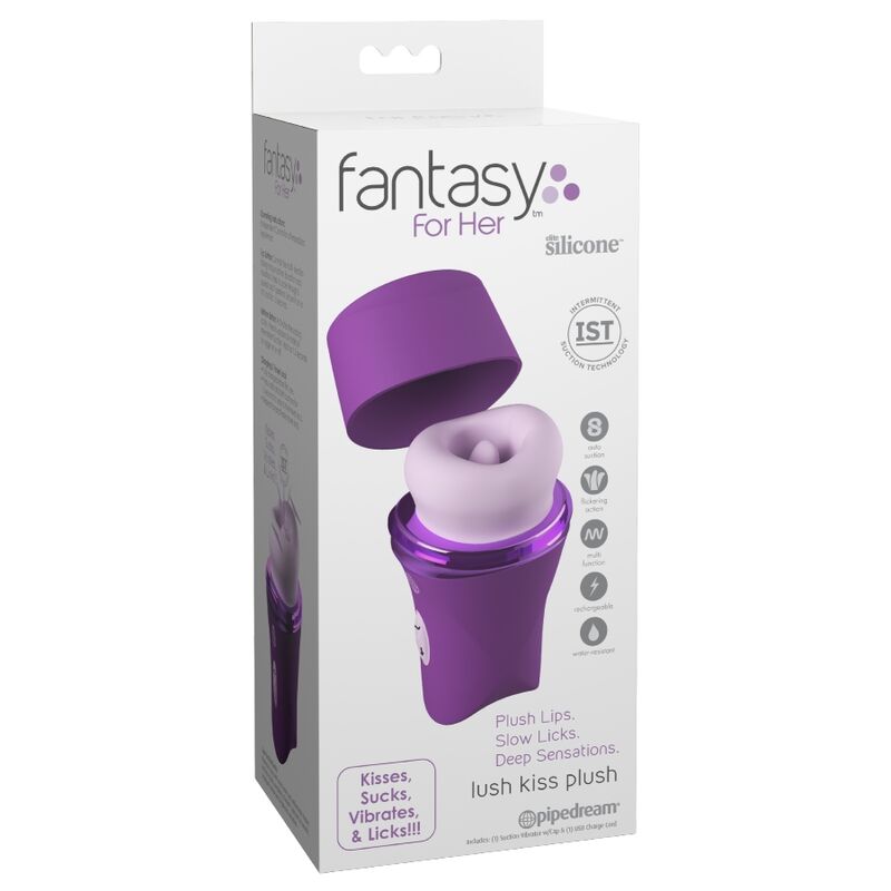 Fantasy For Her - Lush Kiss Peluche Violette À Succion Et Léchage Clitorial - Image 7