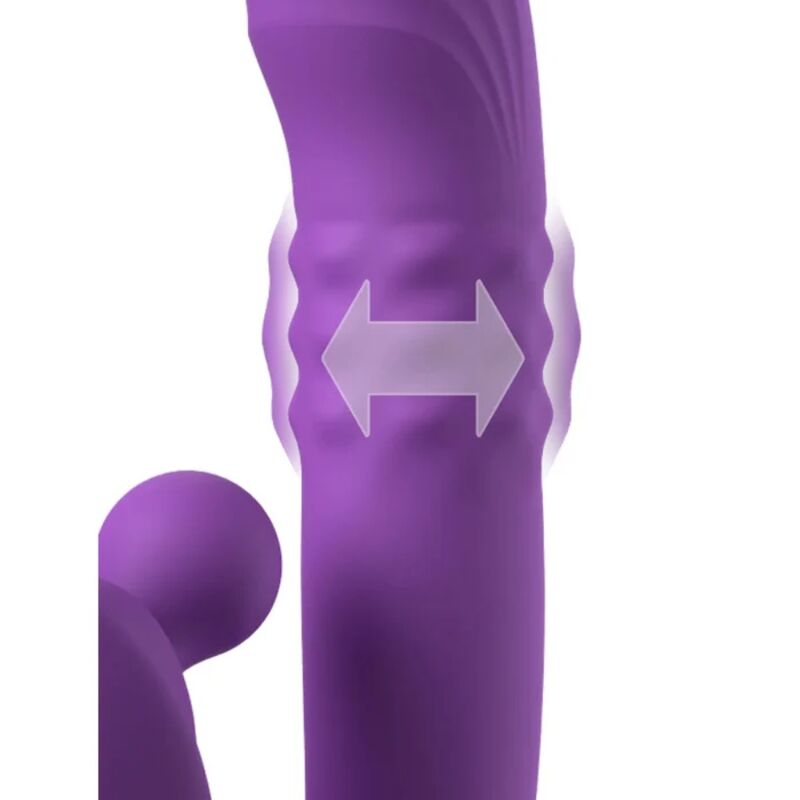 Fantasy For Her - Harmoni Pro Vibromasseur Lapin Violet Pour Point G Et Clitorial - Image 5
