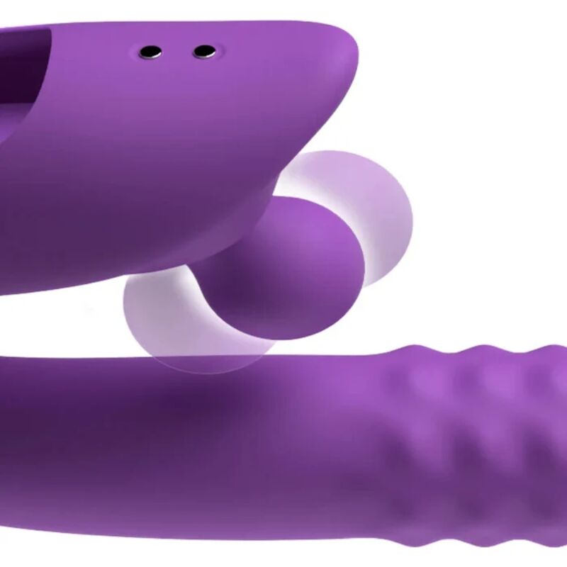 Fantasy For Her - Harmoni Pro Vibromasseur Lapin Violet Pour Point G Et Clitorial - Image 6