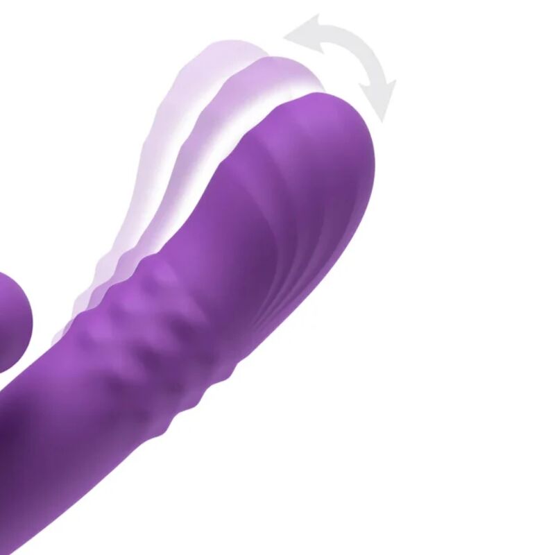 Fantasy For Her - Harmoni Pro Vibromasseur Lapin Violet Pour Point G Et Clitorial - Image 7