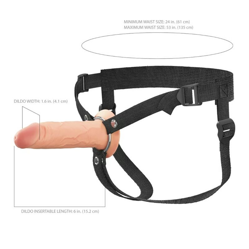 FANTASY X-TENSIONS ELITE - STRAP-ON EN SILICONE CREUX DE 15,2 CM - Image 6