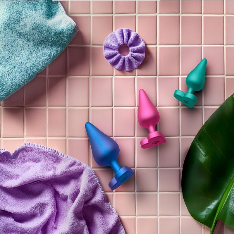 ROMP - KIT D'ENTRAÎNEMENT ANAL LUSTER TAILLES S/M/L AVEC BASE EN FORME DE CŒUR - Image 8