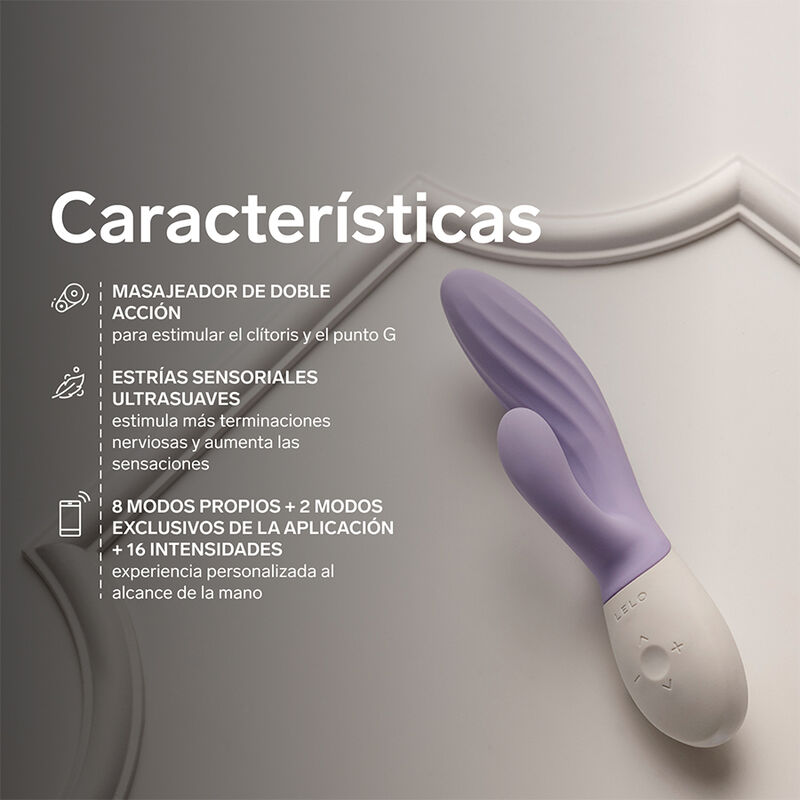 Lelo - Ina Twist Double Vibrateur Lapin Pour Le Point G Et Le Clitoris Lavande - Image 11