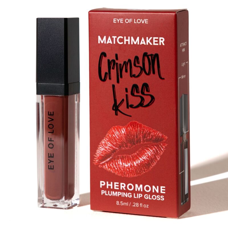 Eye Of Love - Matchmaker Crimson Kiss Gloss À Lèvres Rouge Effet Volumisant Aux Phéromones 8,5 Ml