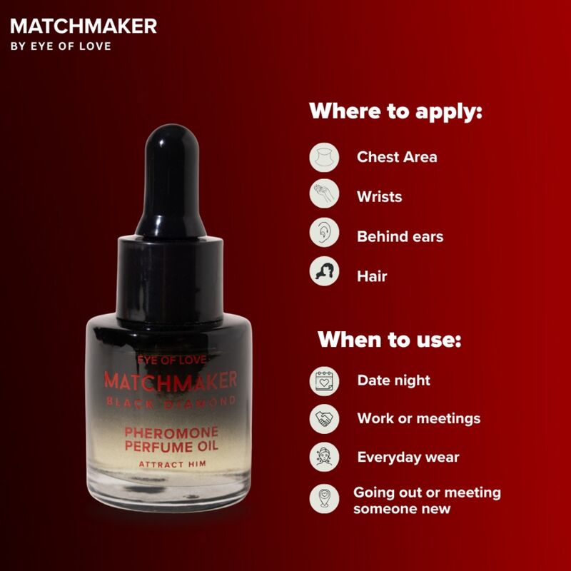 Eye Of Love - Matchmaker Black Diamond Pheromone Perfume Oil 20 Ml - Image 6