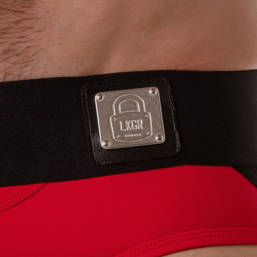 Locker Gear - Slip Rouge À Ceinture Large M - Image 5