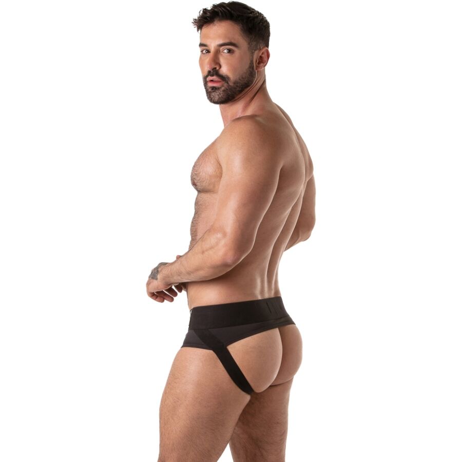 Locker Gear - Slip De Sport Noir À Ceinture Large Taille L - Image 4