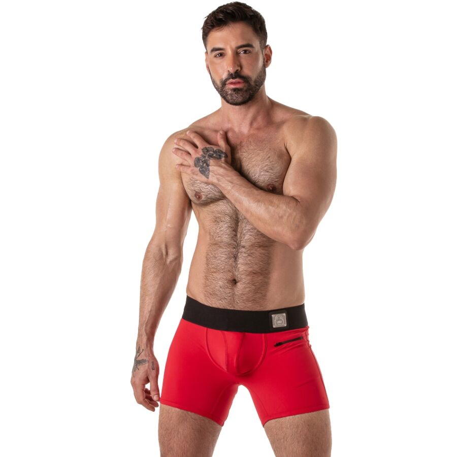 LOCKER GEAR - COFFRET ROUGE À LARGE CEINTURE M