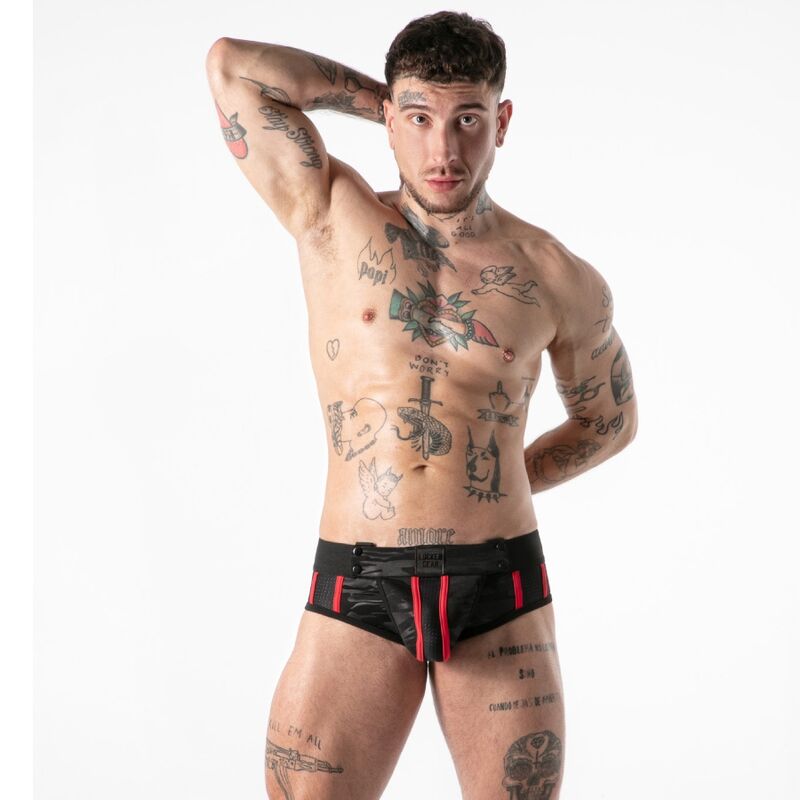 LOCKER GEAR - SLIP MILITAIRE COMPLET ROUGE M