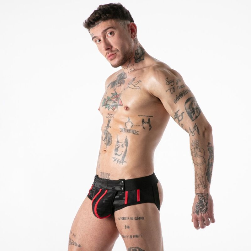 Locker Gear - Slip Militaire Complet Rouge L - Image 3