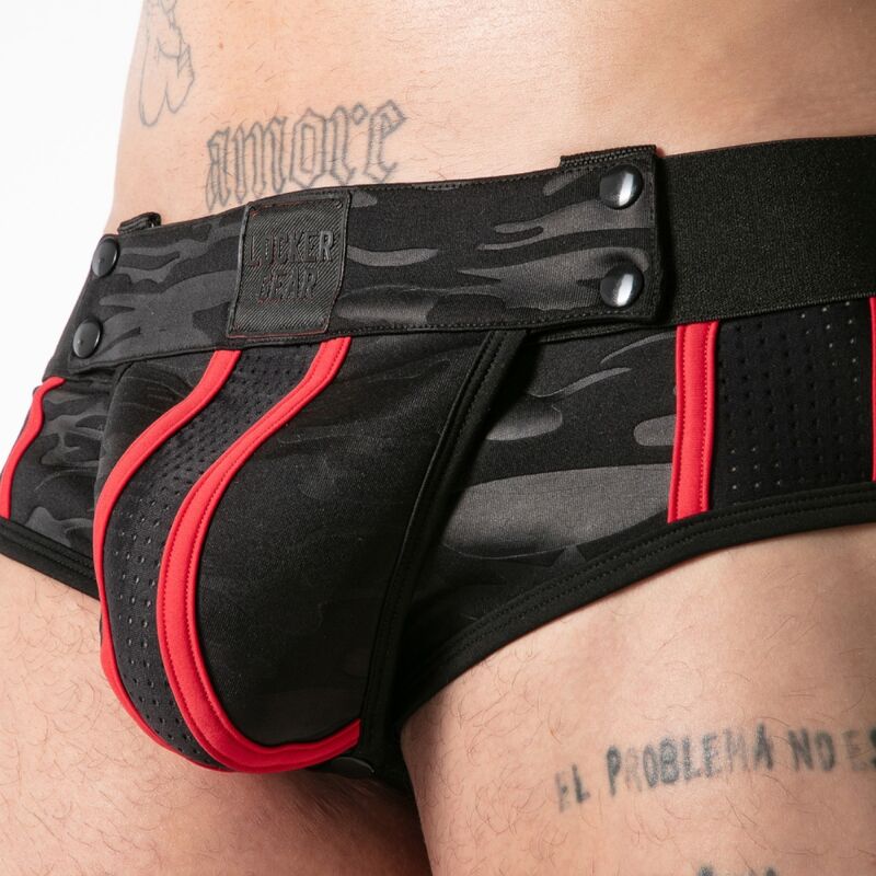 Locker Gear - Slip Militaire Complet Rouge L - Image 7