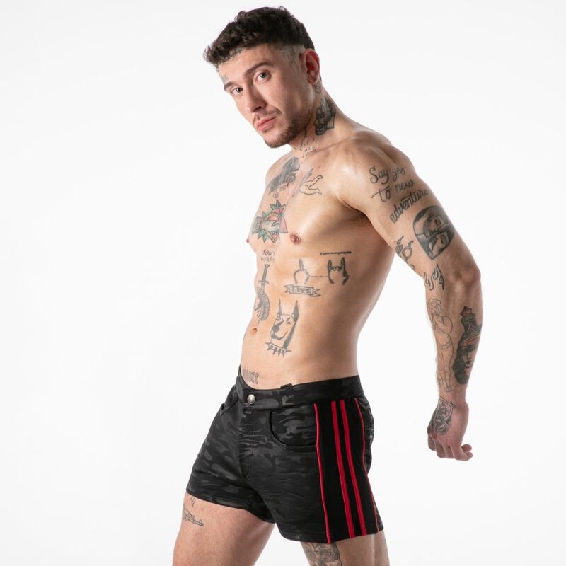 LOCKER GEAR - ACCÈS MILITAIRE COMPLET COURT ROUGE S
