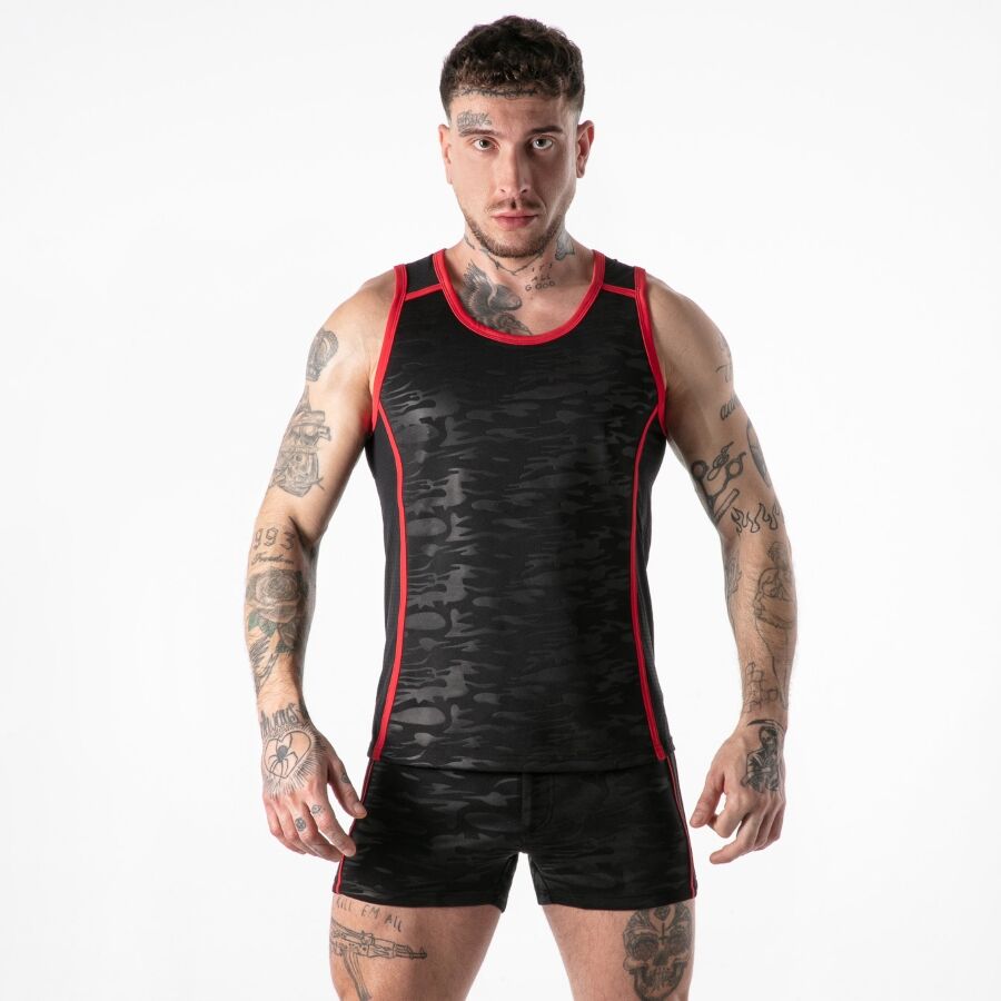 Locker Gear - Full Military Access Tanktop Red M - Image 3