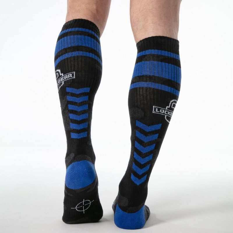 Locker Gear- Chaussettes Militaires Hautes Noires Taille Unique - Image 3