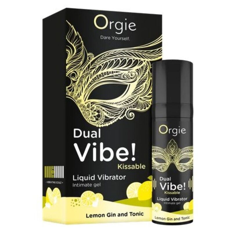 Orgie - Double Vibration! Vibrateur Liquide À Embrasser Au Gin Tonic Citron 15 Ml - Image 3