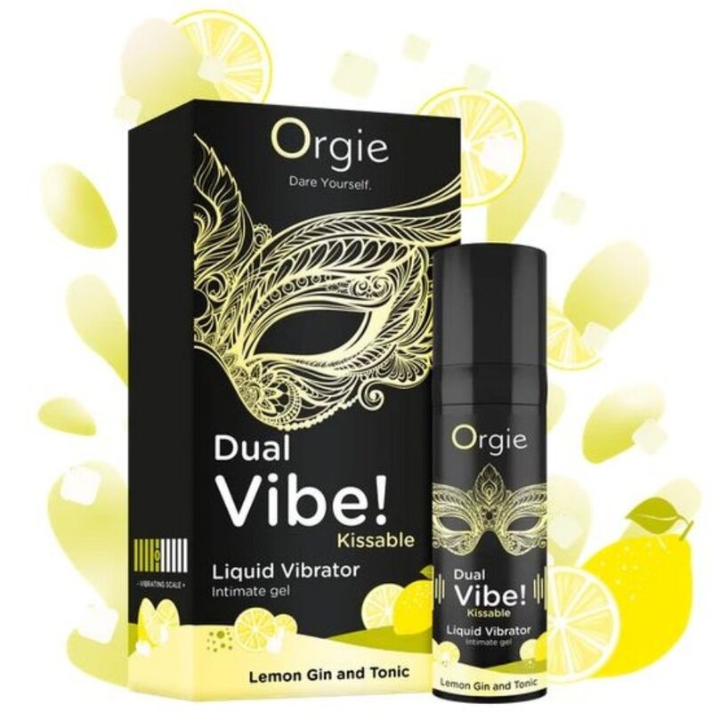 Orgie - Double Vibration! Vibrateur Liquide À Embrasser Au Gin Tonic Citron 15 Ml - Image 4