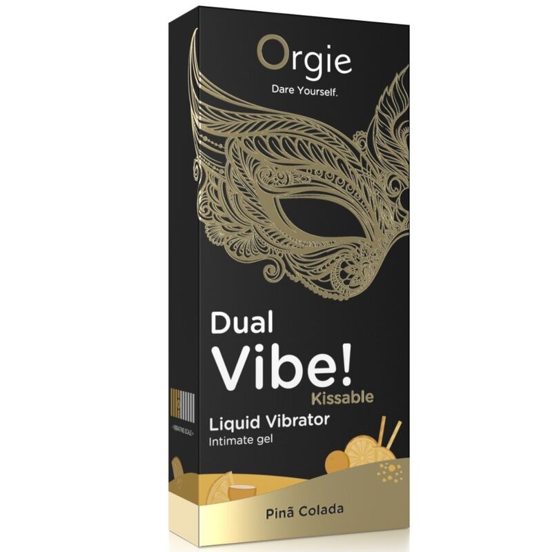 Orgie - Double Vibe! Vibrateur Liquide Kissable Piña Colada 15 Ml - Image 4