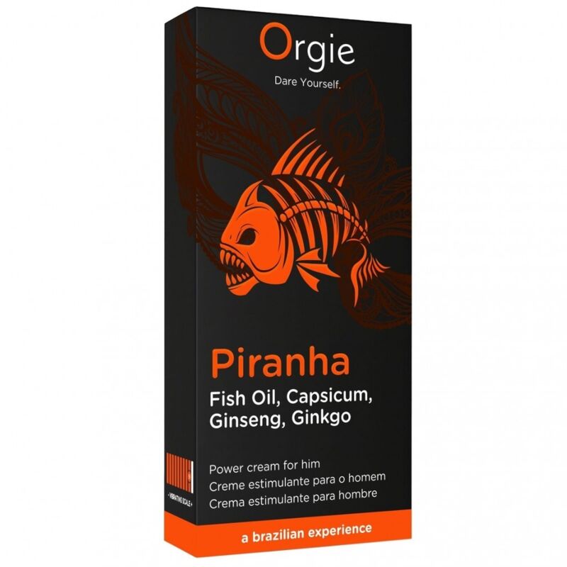 Orgie - Crème Énergisante Piranha Pour Lui 15 Ml - Image 5