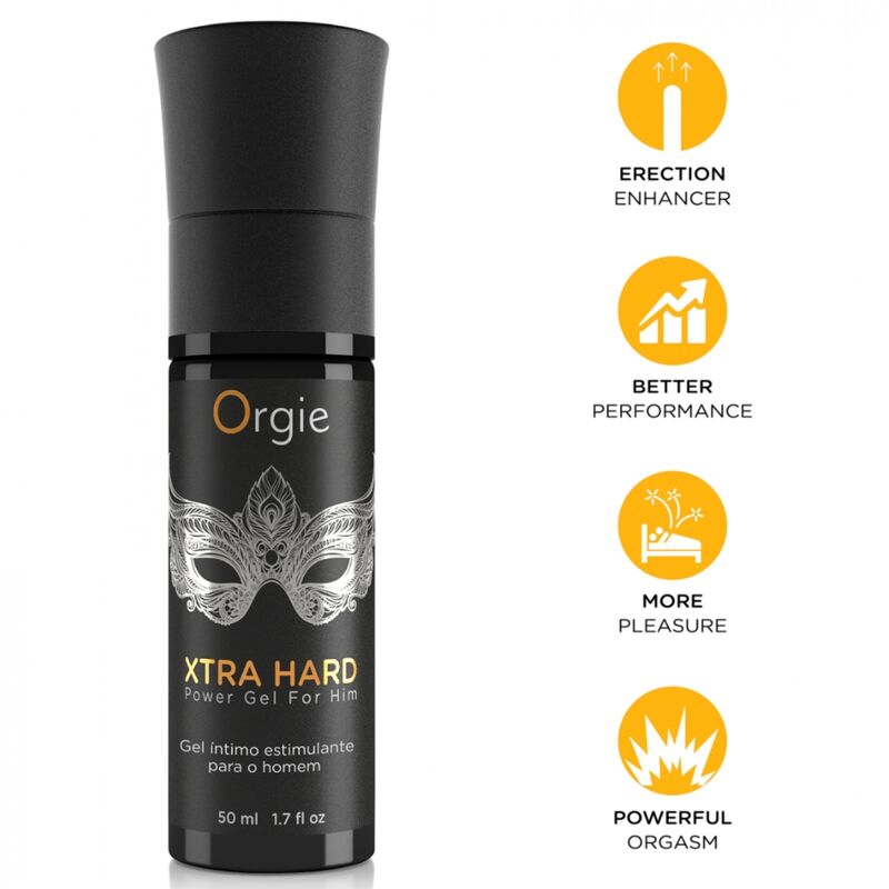 Orgie - Gel Stimulant Et Fortifiant Pour Érection Xtra Hard 50 Ml