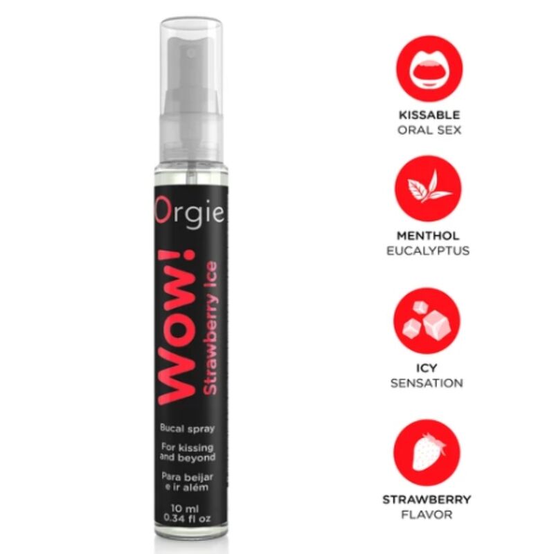 Orgie - Wow! Spray Buccal Glacé À La Fraise 10 Ml