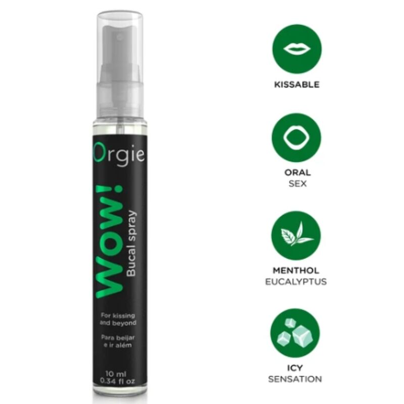 Orgie - Wow! Spray Buccal Au Menthol Et À Eucalyptus 10 Ml
