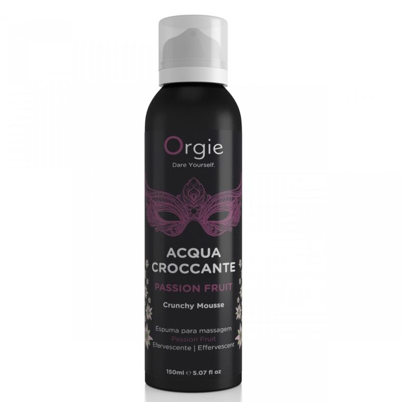 Orgie - Mousse De Massage Croquante Aux Fruits De La Passion Acqua Croccante 150 Ml - Image 3