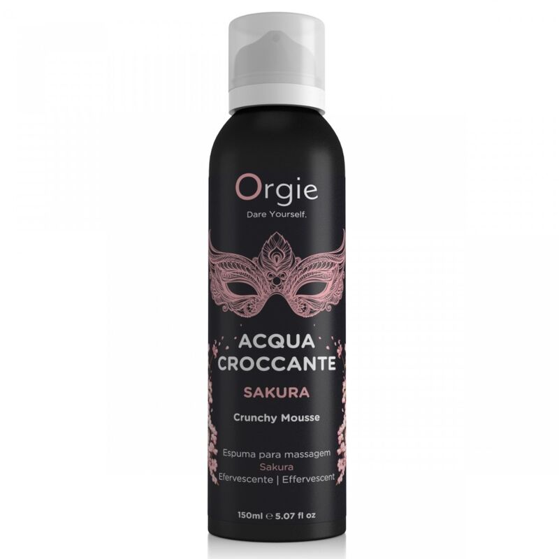 Orgie - Mousse De Massage Croquante Acqua Croccante Sakura 150 Ml - Image 3
