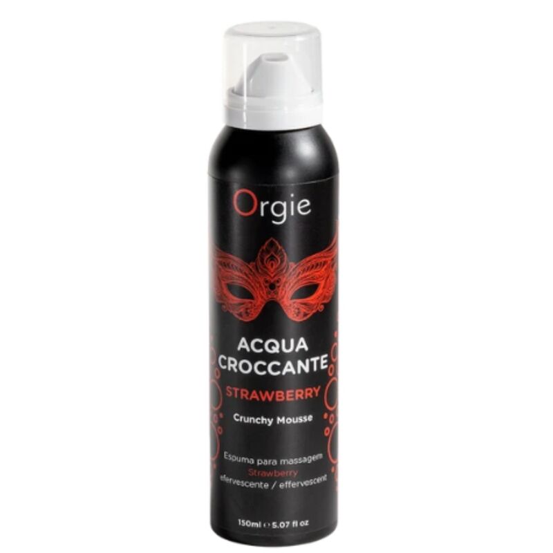 Orgie - Mousse De Massage Croquante À La Fraise Acqua Croccante 150 Ml - Image 3