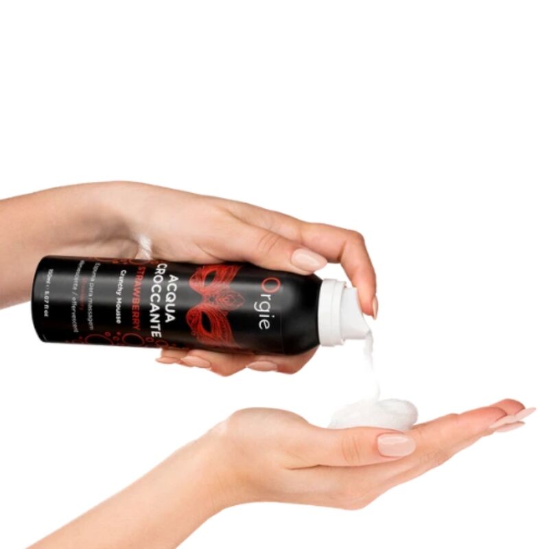 Orgie - Mousse De Massage Croquante À La Fraise Acqua Croccante 150 Ml - Image 4