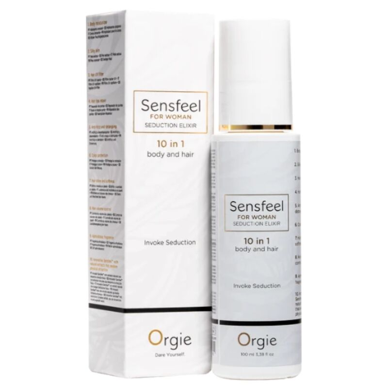 Orgie - Sensfeel Élixir De Séduction Pour Femme 10 En 1 Corps Et Cheveux 100 Ml - Image 4